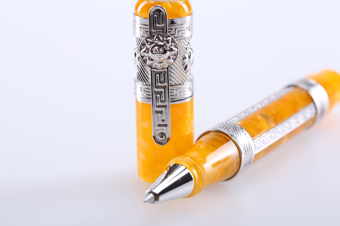 Mediterranean Sun Yellow Rollerball Pen