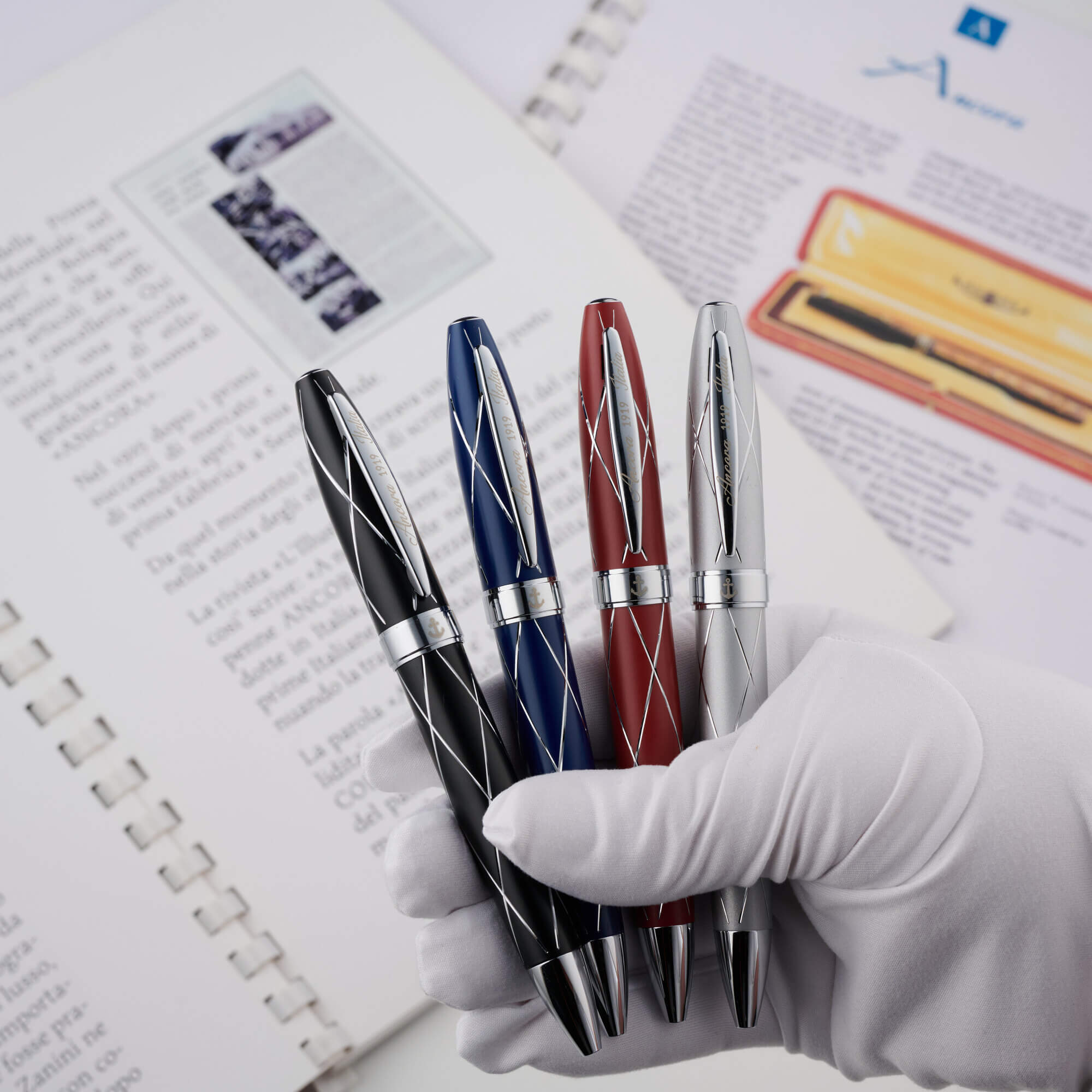 Chesterfield Bianco Chrome Ball Pen