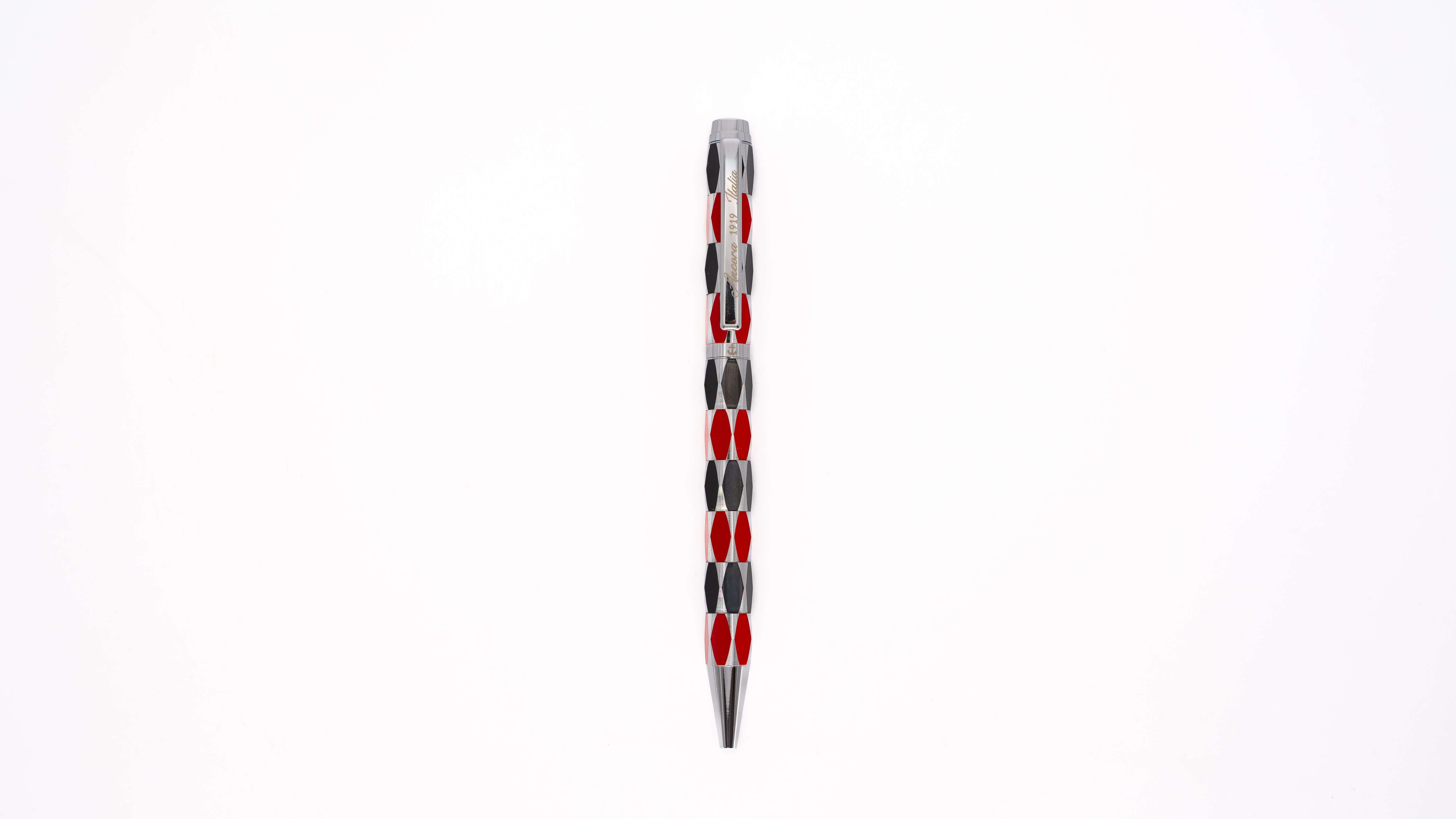 Ancora Masquerade Red Limited Edition Pen of 88 Enamel Luxury Rollerball