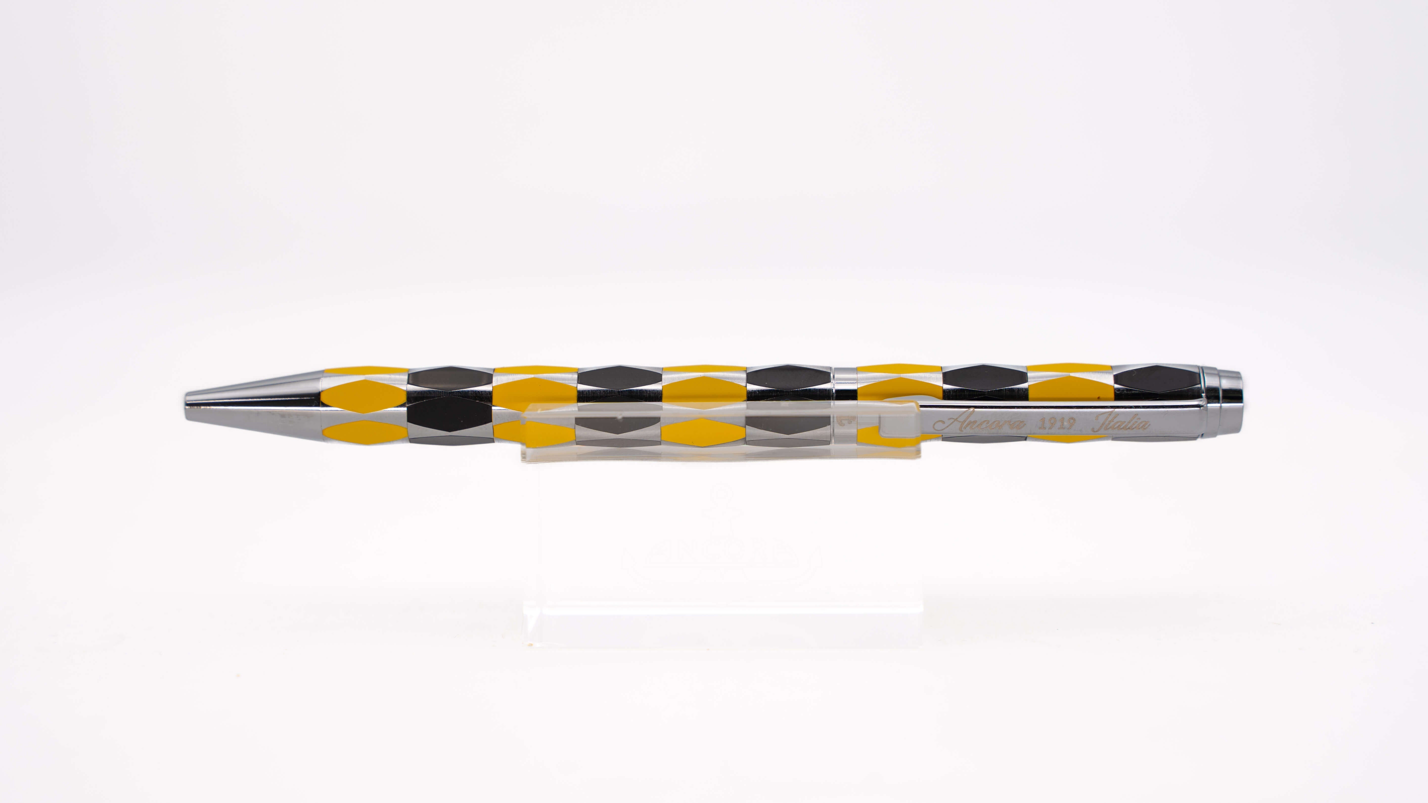 Ancora Masquerade Yellow Limited Edition Pen of 88 Enamel Luxury Rollerball