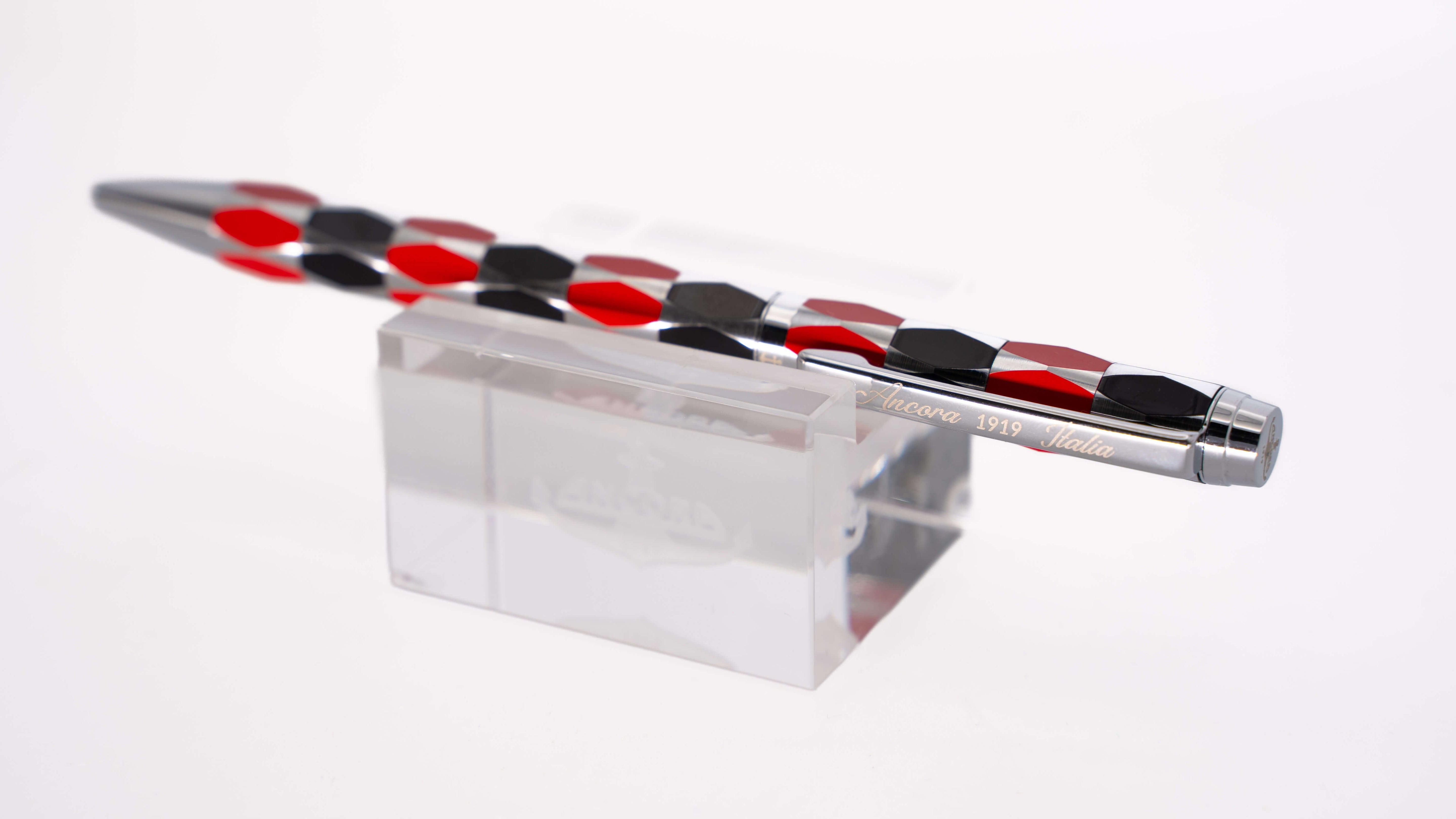 Ancora Masquerade Red Limited Edition Pen of 88 Enamel Luxury Rollerball