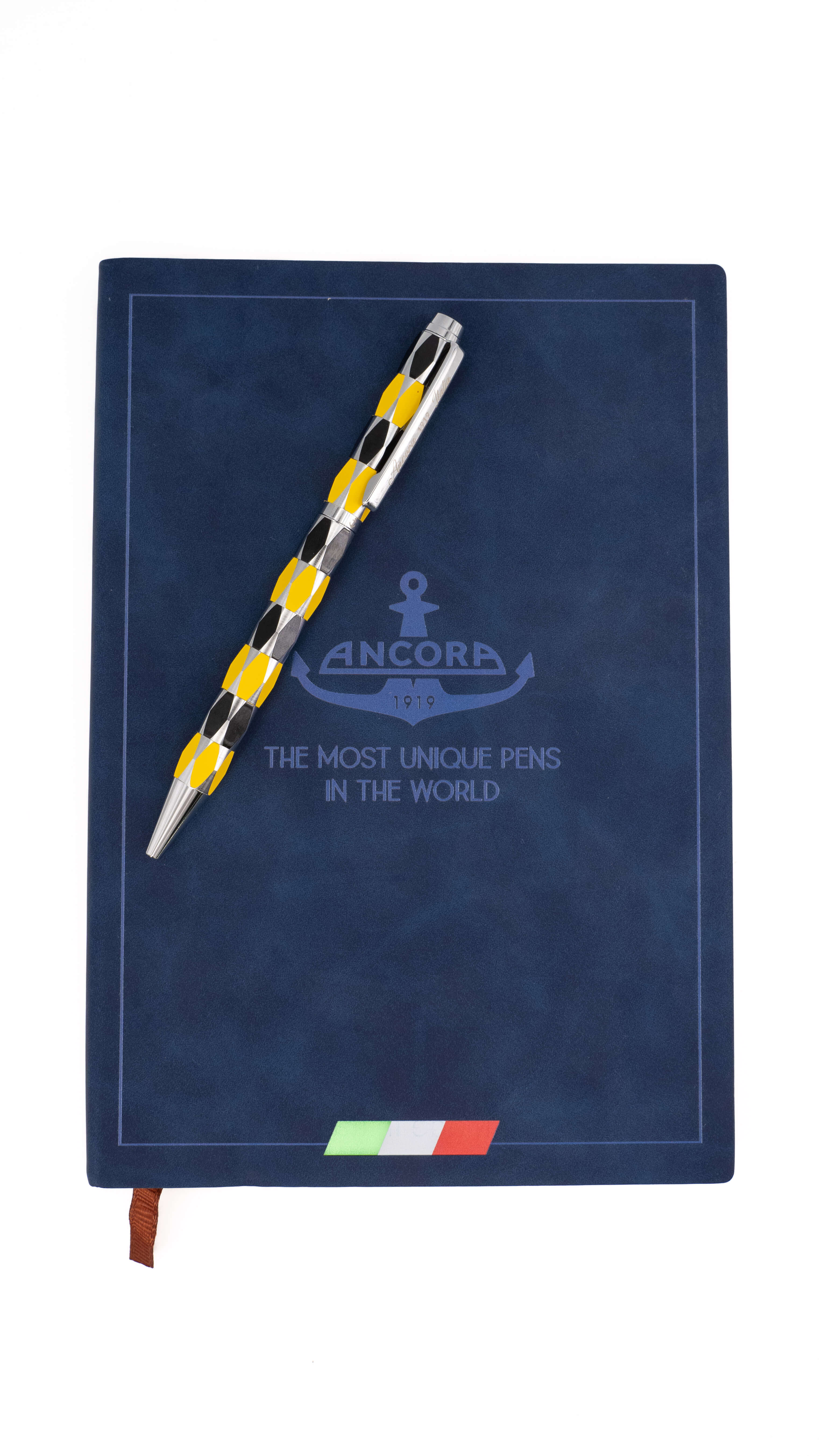 Ancora Masquerade Yellow Limited Edition Pen of 88 Enamel Luxury Rollerball