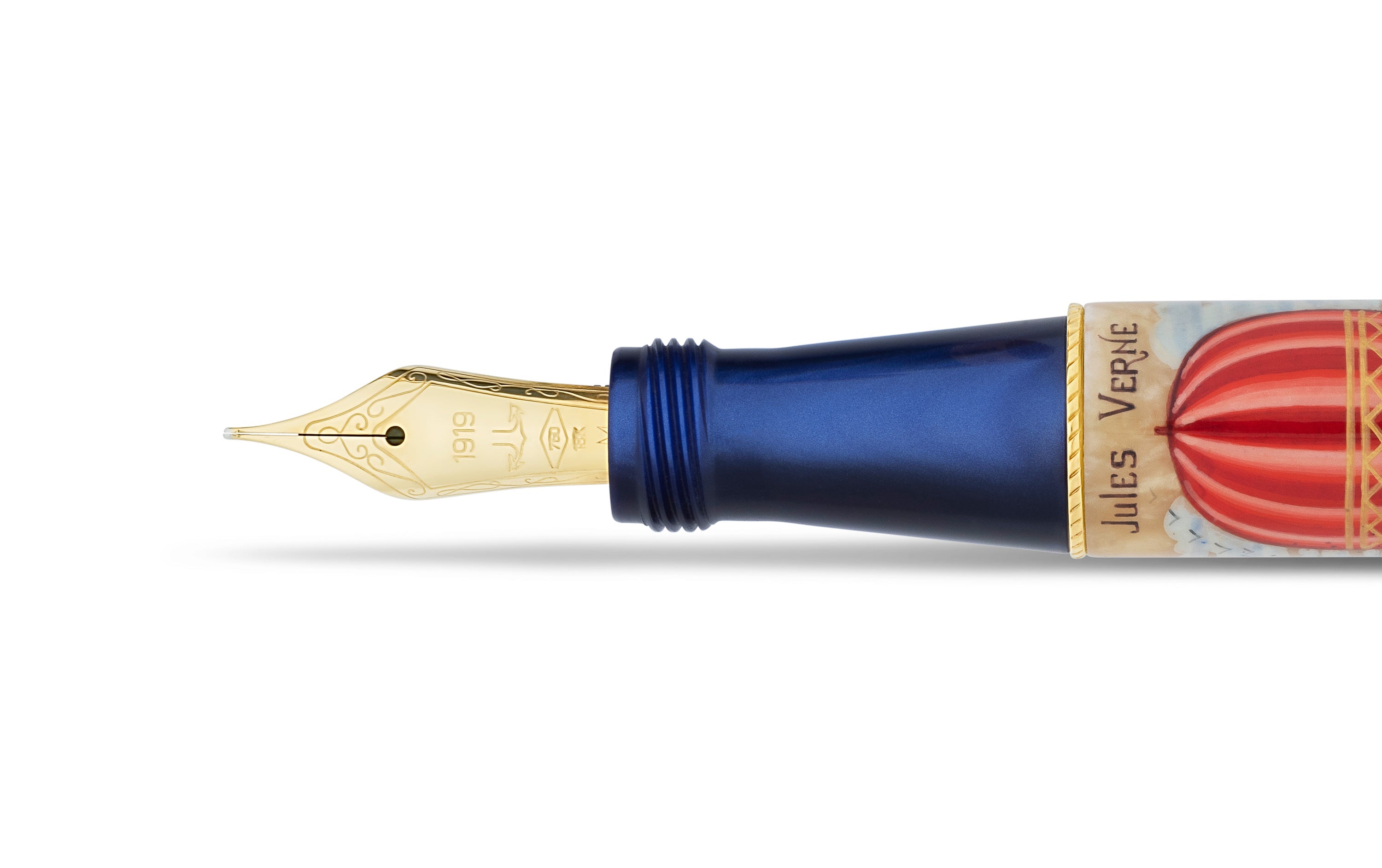 Ancora Jules Verne — Five Weeks In A Balloon Blue Fountain Pen
