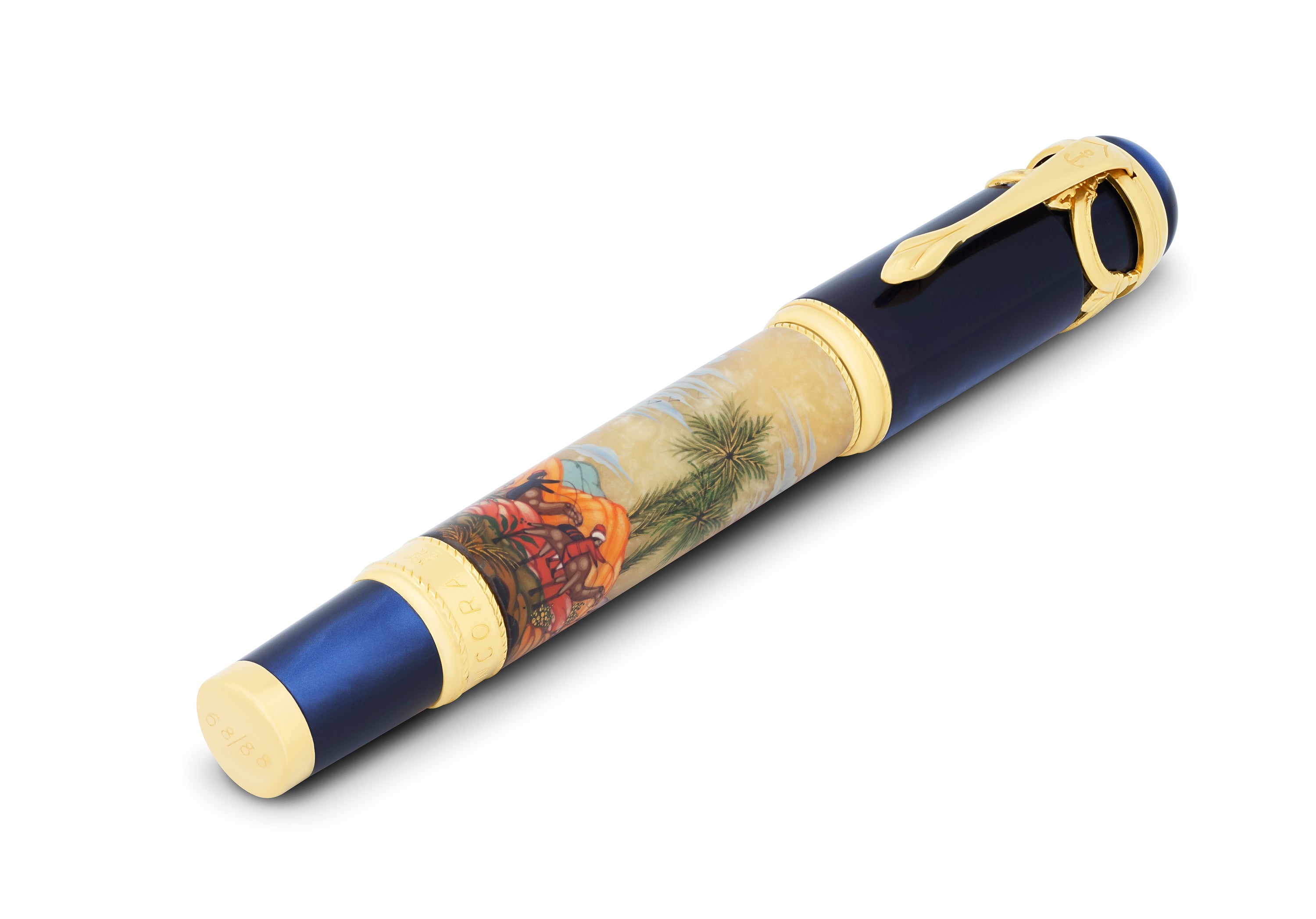 Ancora Jules Verne — Five Weeks In A Balloon Blue Rollerball Pen