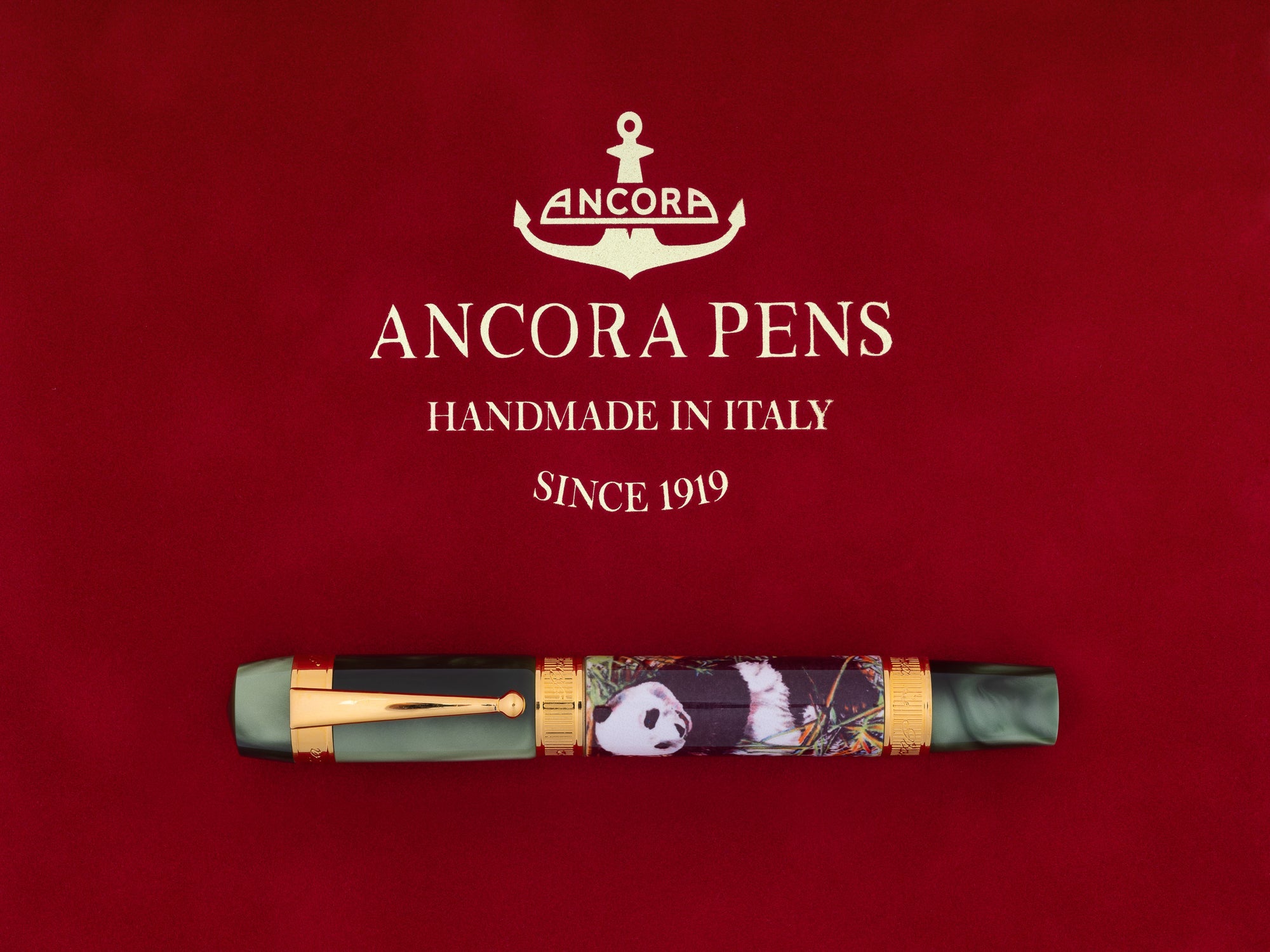 Panda Bamboo Rollerball Pen