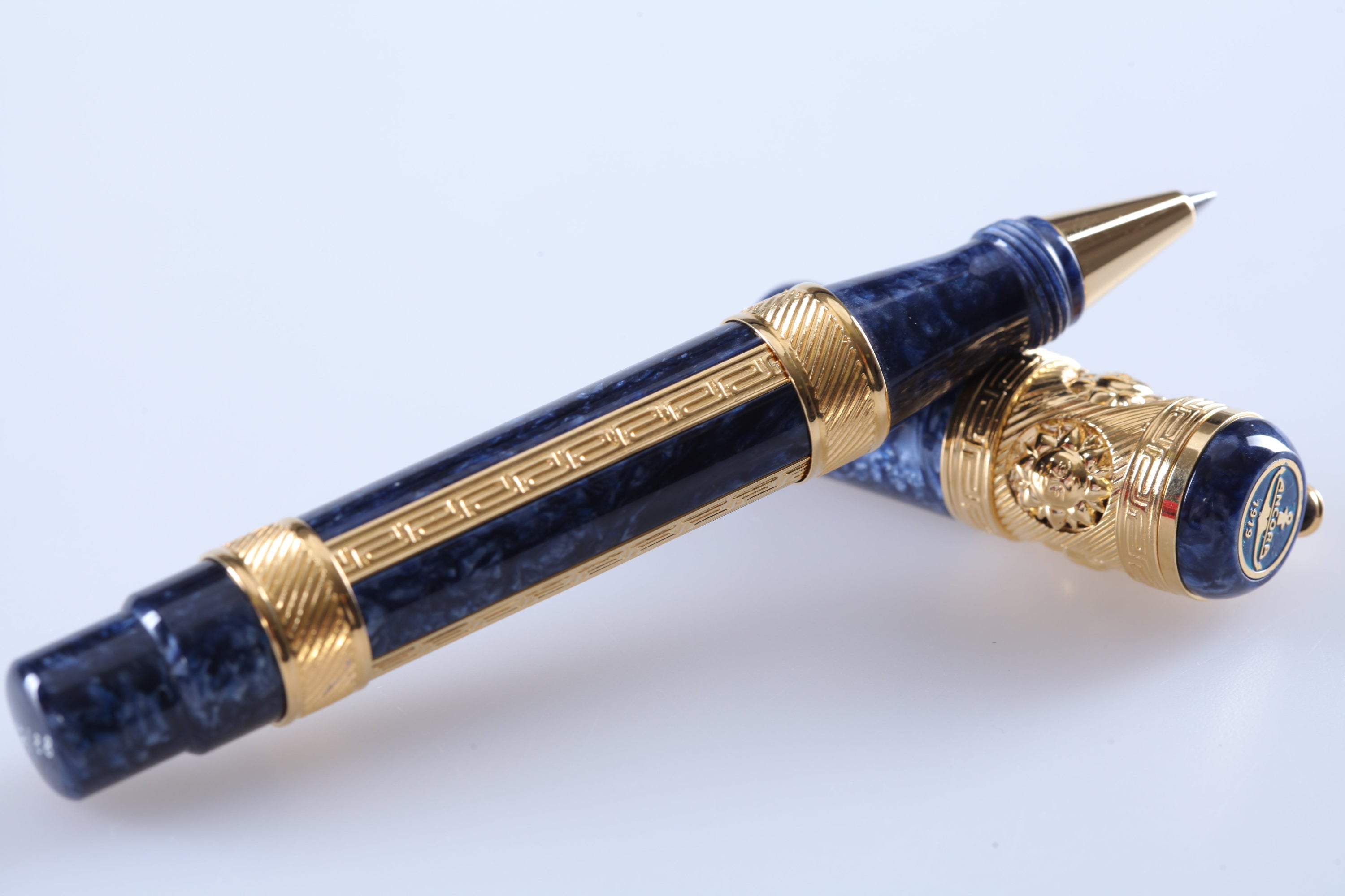 Mediterranean Sea Blue Rollerball Pen