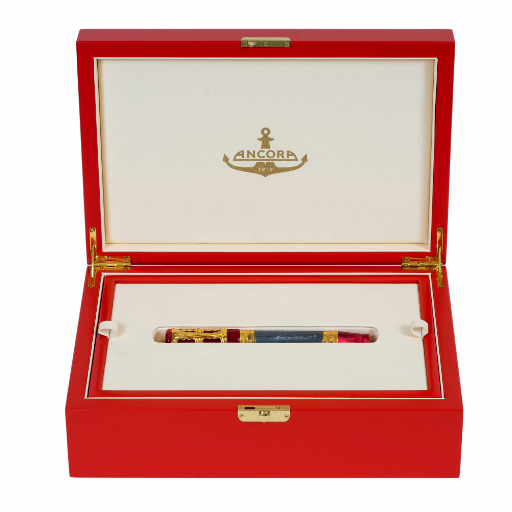 Torre Di Pisa Red Rollerball Pen