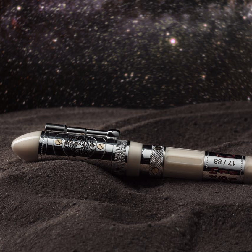 First Man in Space White Moon Edition Fountain Pen