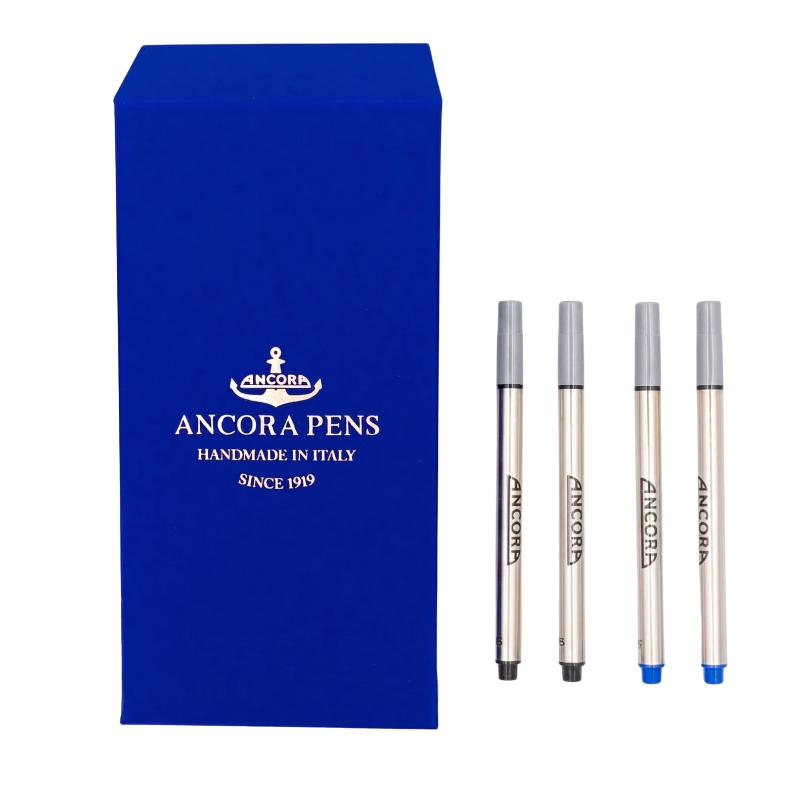 Set of 2 blue + 2 black refills for Limited Edition