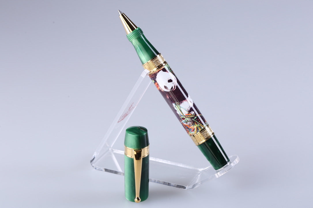 Panda Bamboo Rollerball Pen