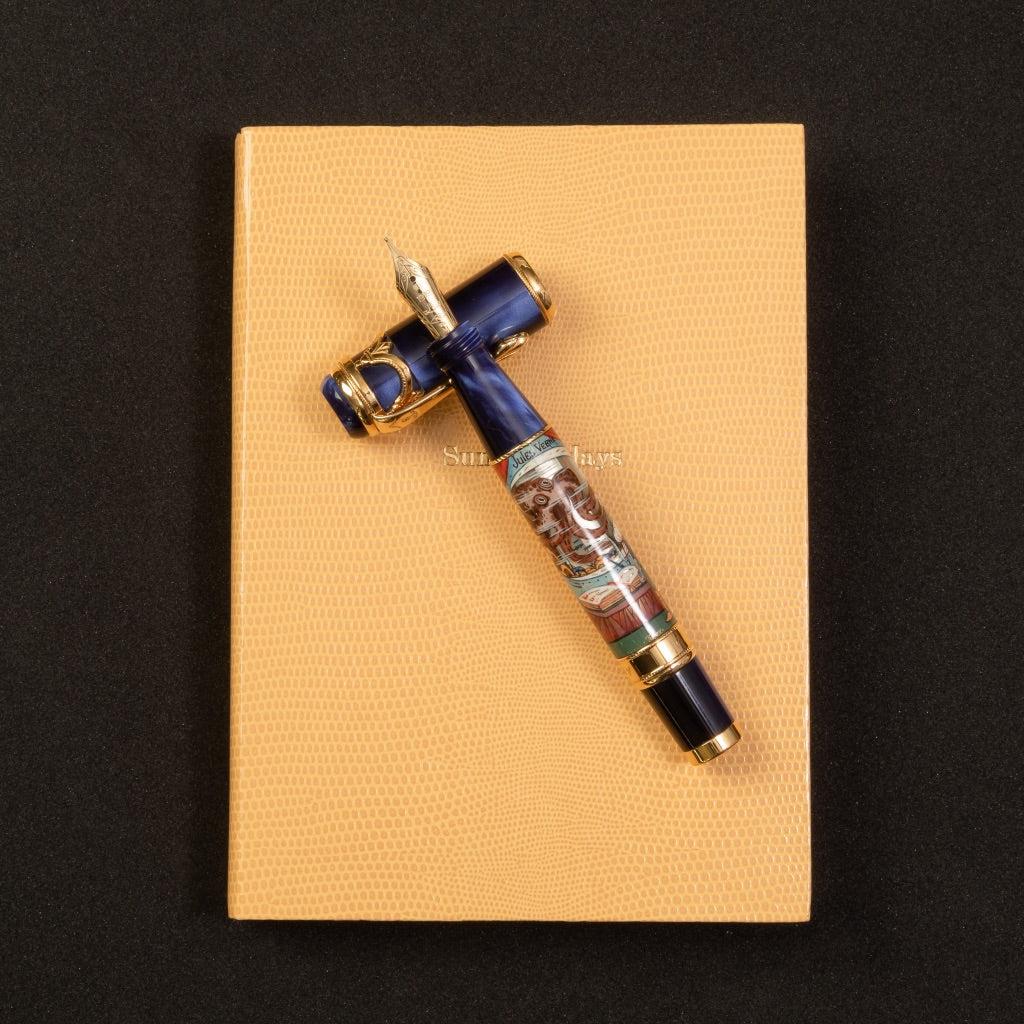 Ancora 20,000 Leagues Under the Sea Blue Fountain Pen
