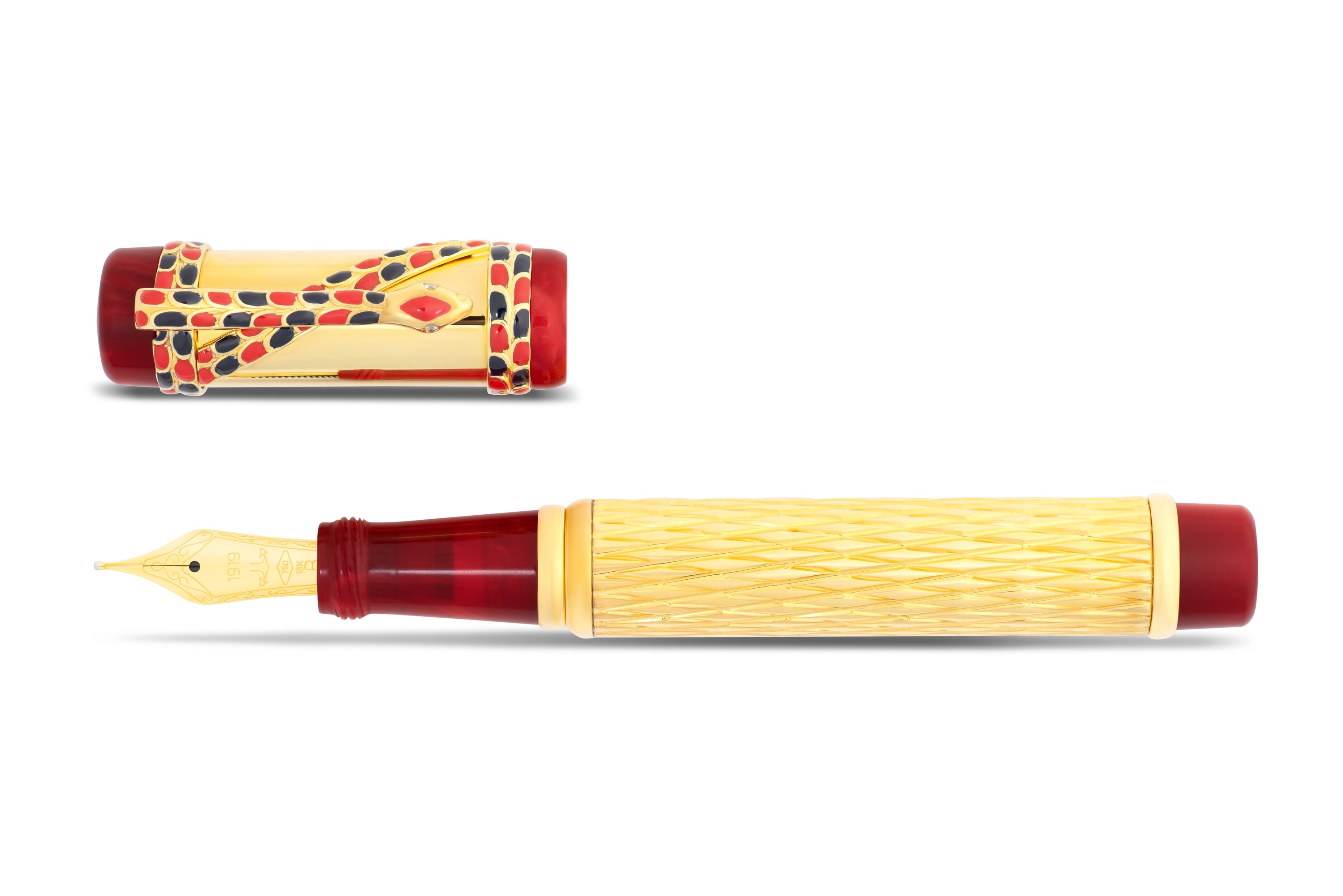 Ancora Coral Snake Fountain Pen