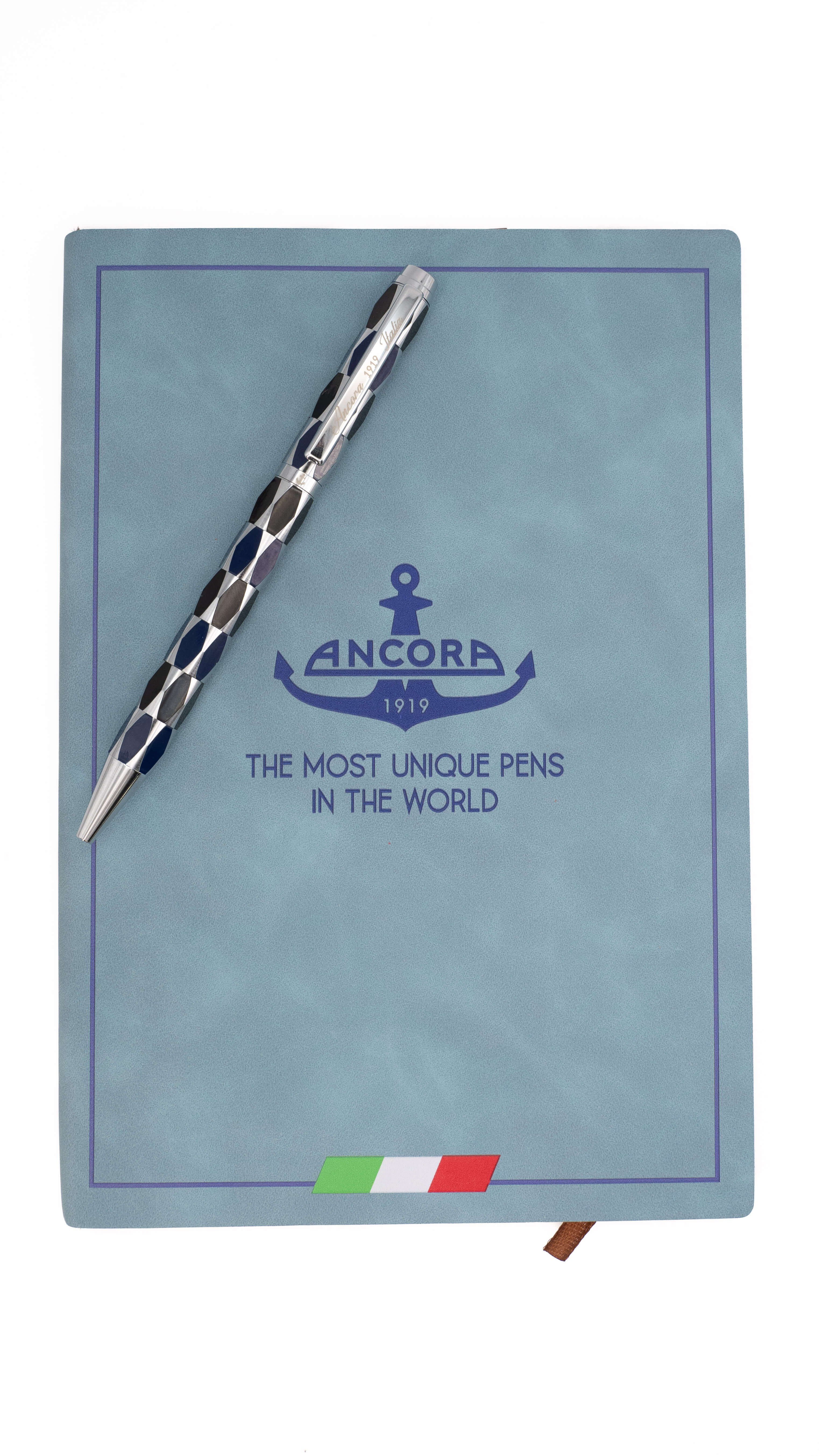 Ancora Masquerade Blue Limited Edition Pen of 88 Enamel Luxury Rollerball