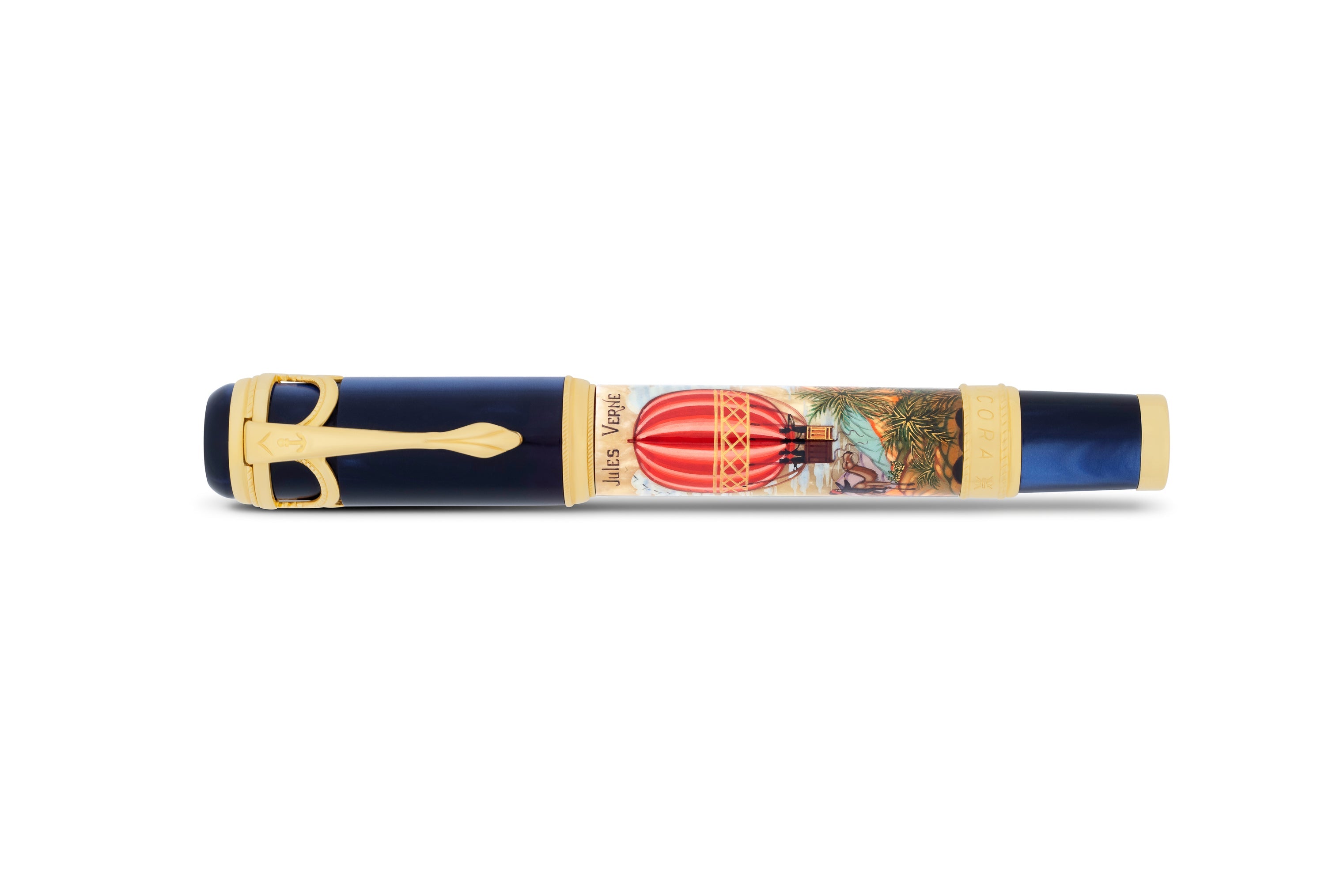 Ancora Jules Verne — Five Weeks In A Balloon Blue Fountain Pen
