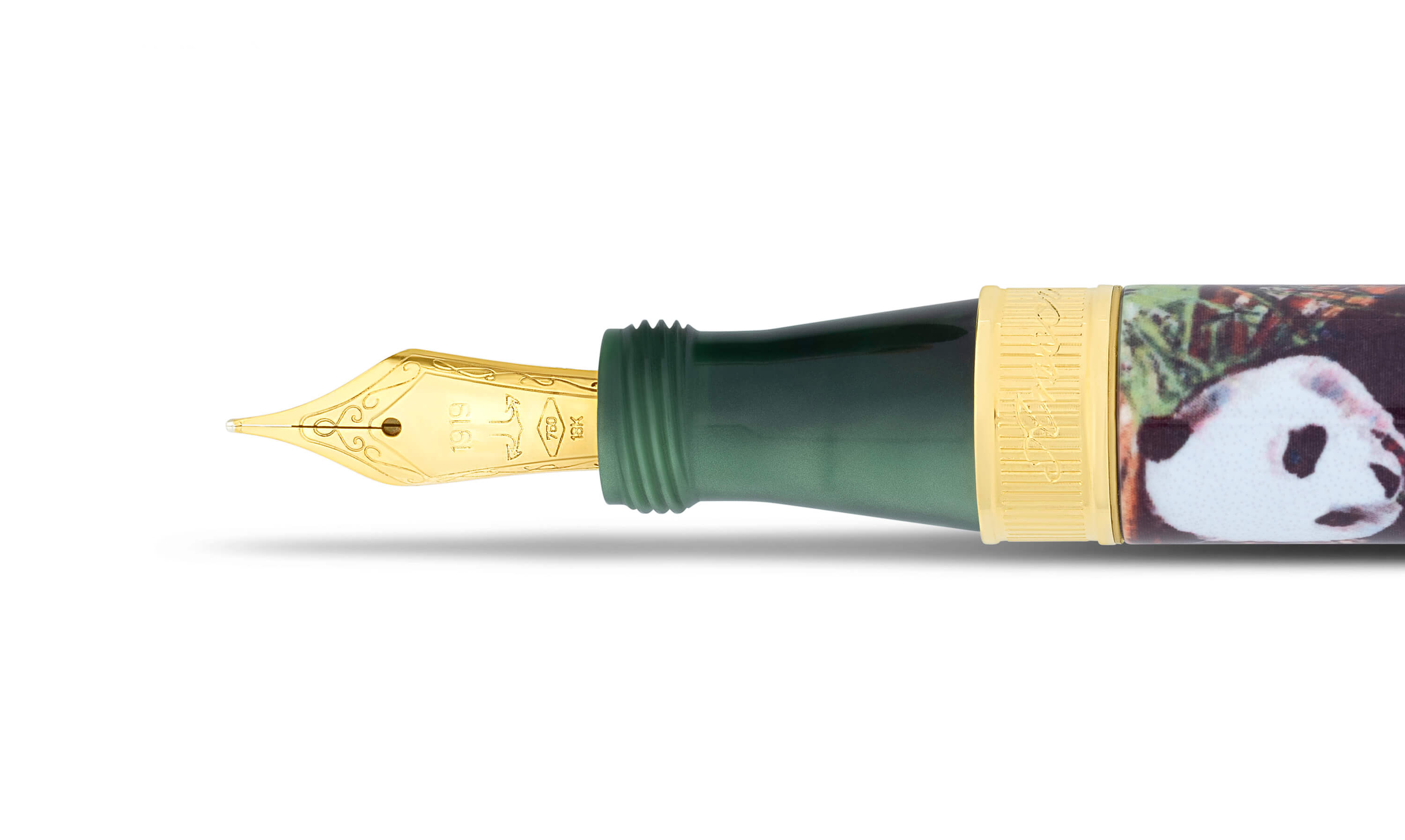 Panda Bamboo Fountain Pen