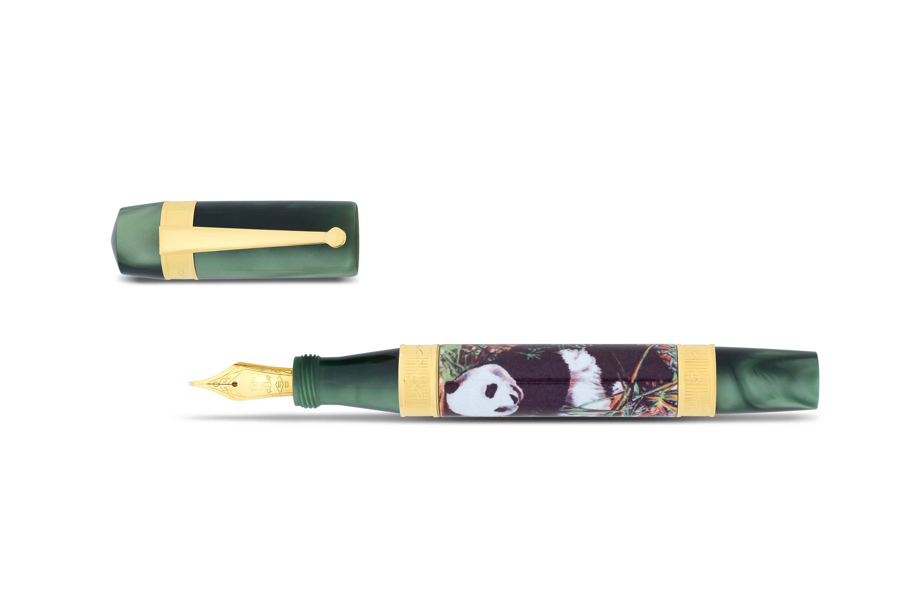 Panda Bamboo Fountain Pen