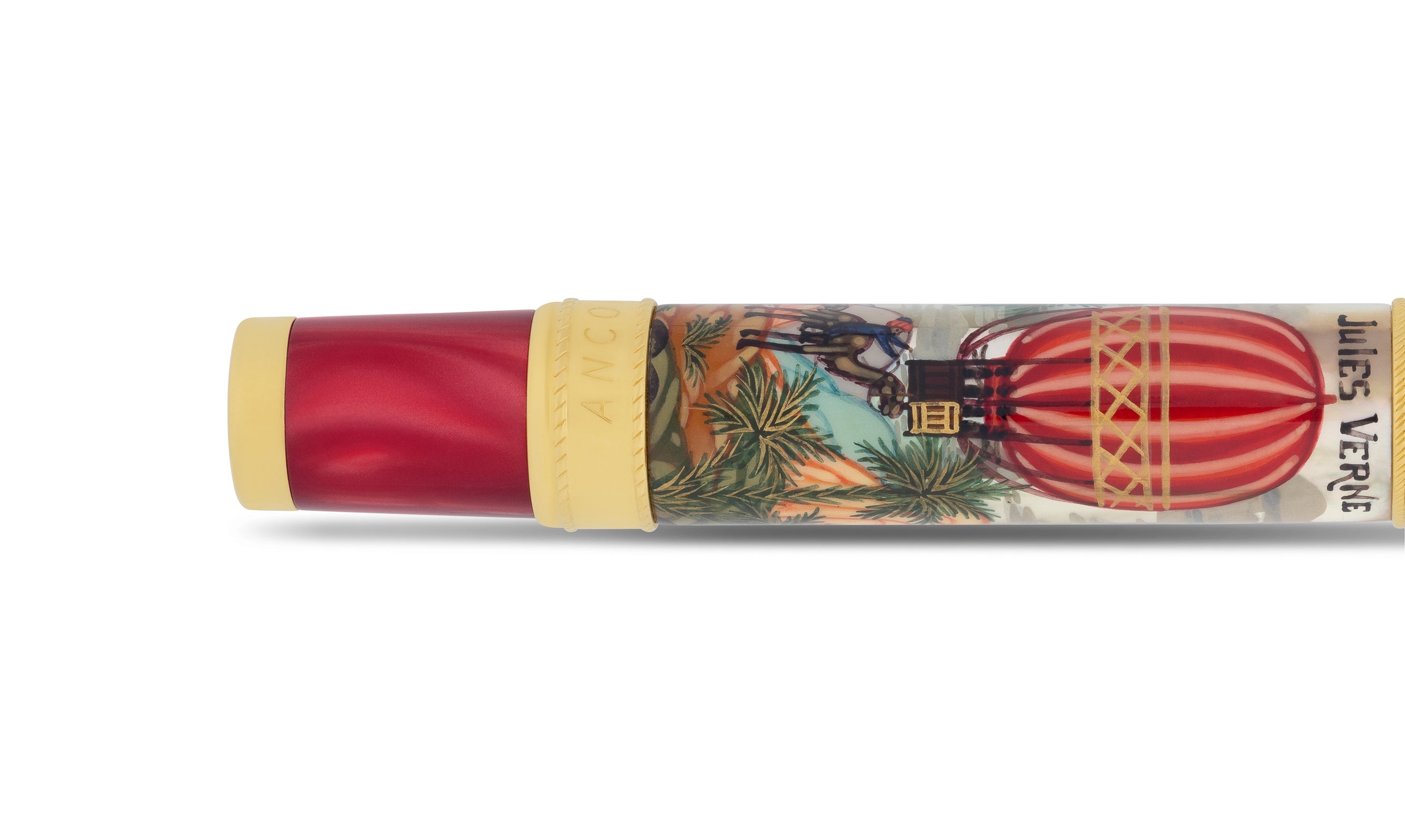 Ancora Jules Verne — Five Weeks In A Balloon Red Rollerball Pen