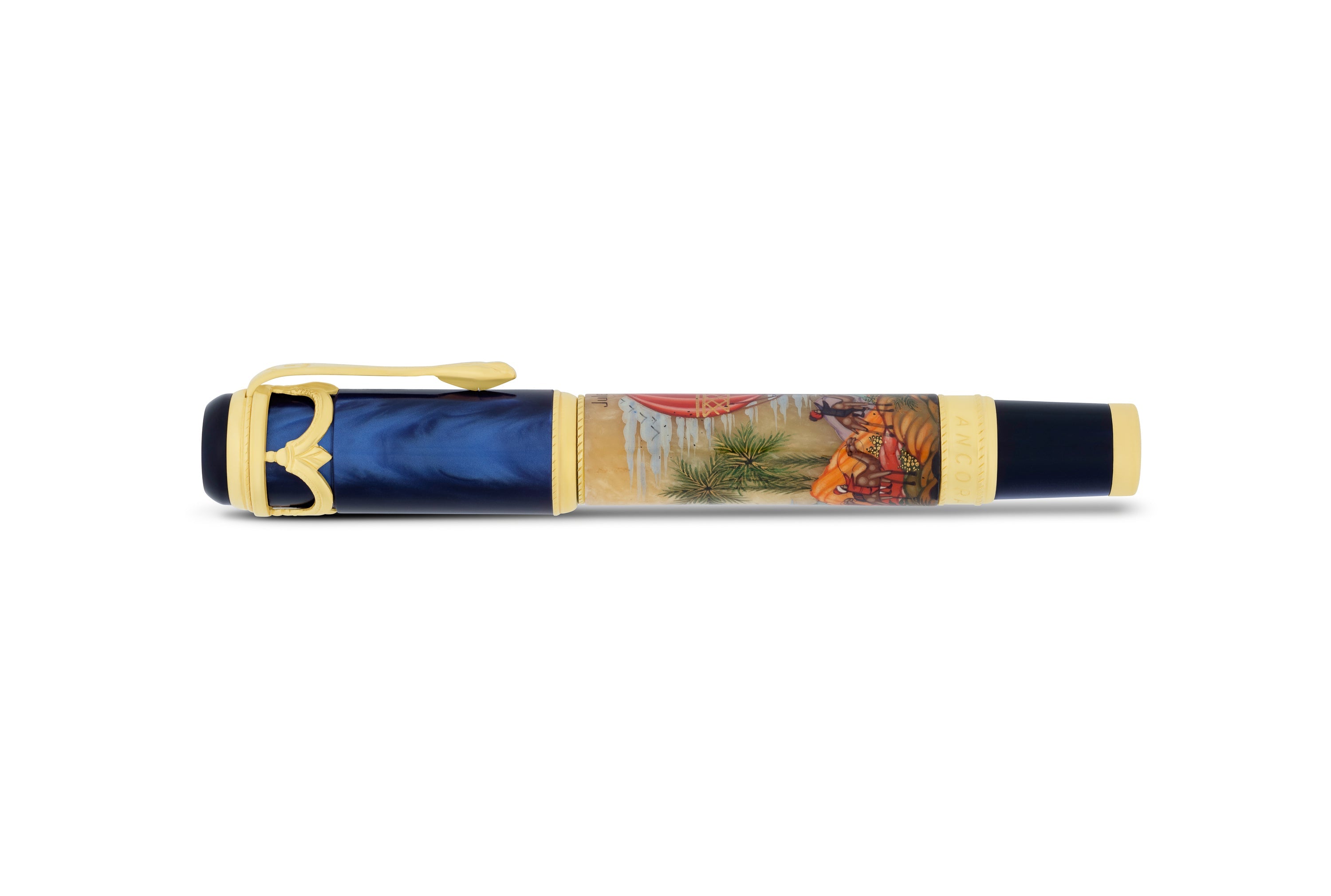 Ancora Jules Verne — Five Weeks In A Balloon Blue Fountain Pen