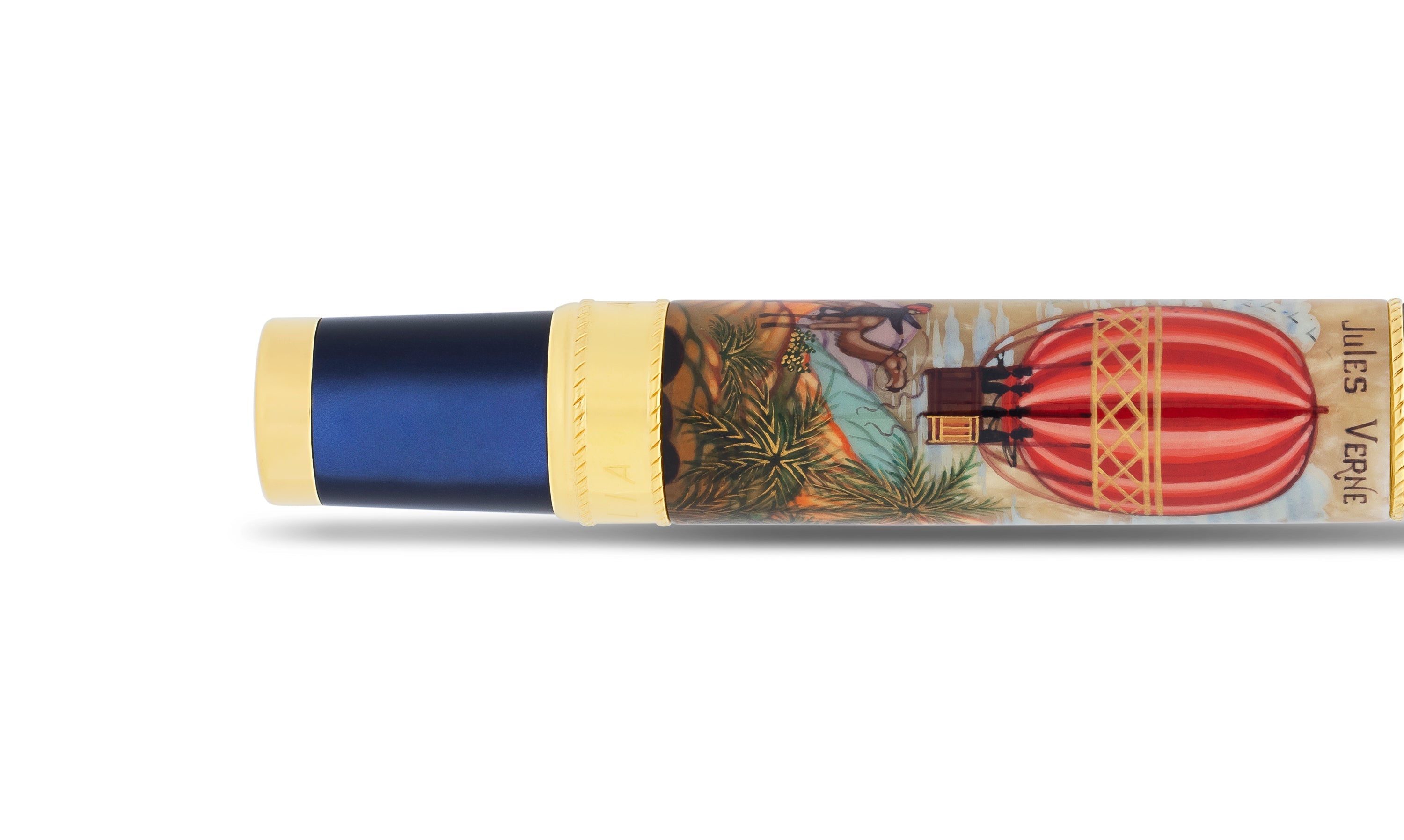 Ancora Jules Verne — Five Weeks In A Balloon Blue Rollerball Pen