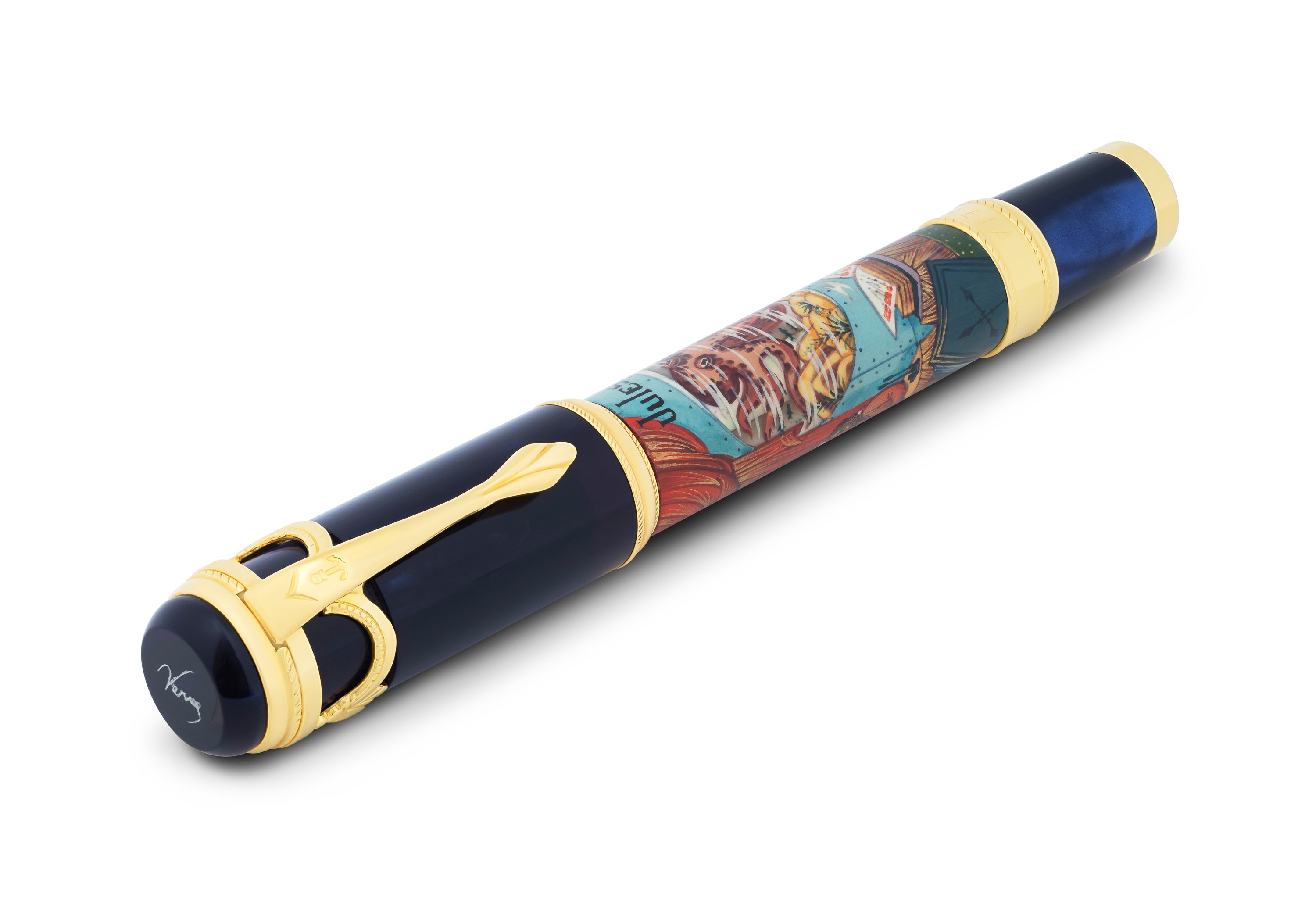 Ancora 20,000 Leagues Under the Sea Blue Fountain Pen