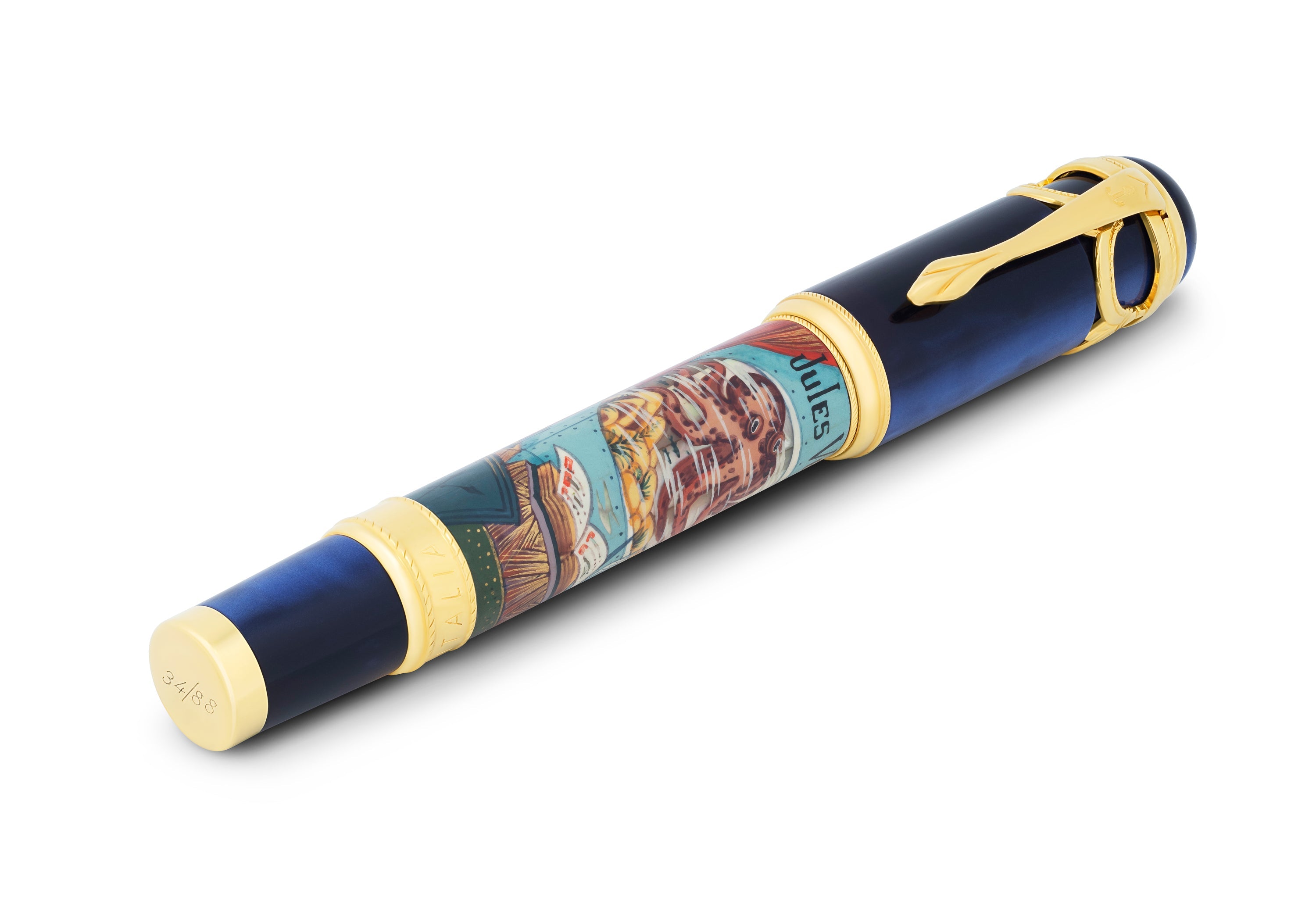 Ancora 20,000 Leagues Under the Sea Blue Fountain Pen
