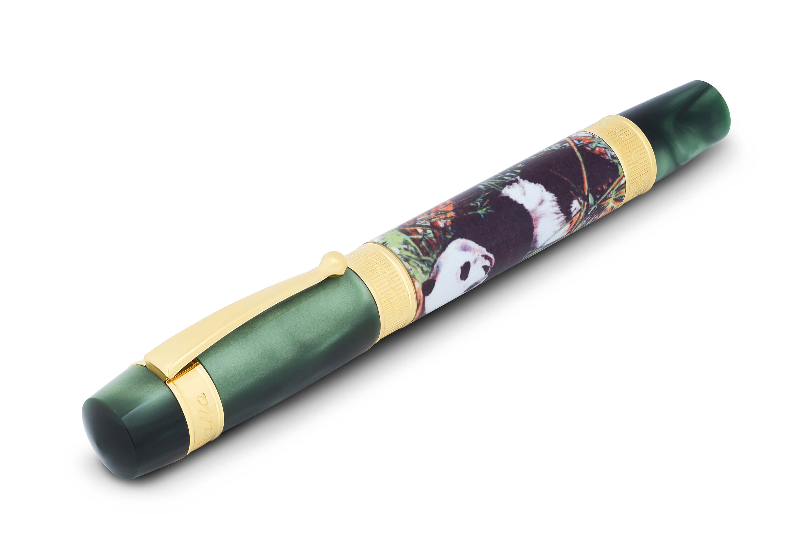 Panda Bamboo Rollerball Pen