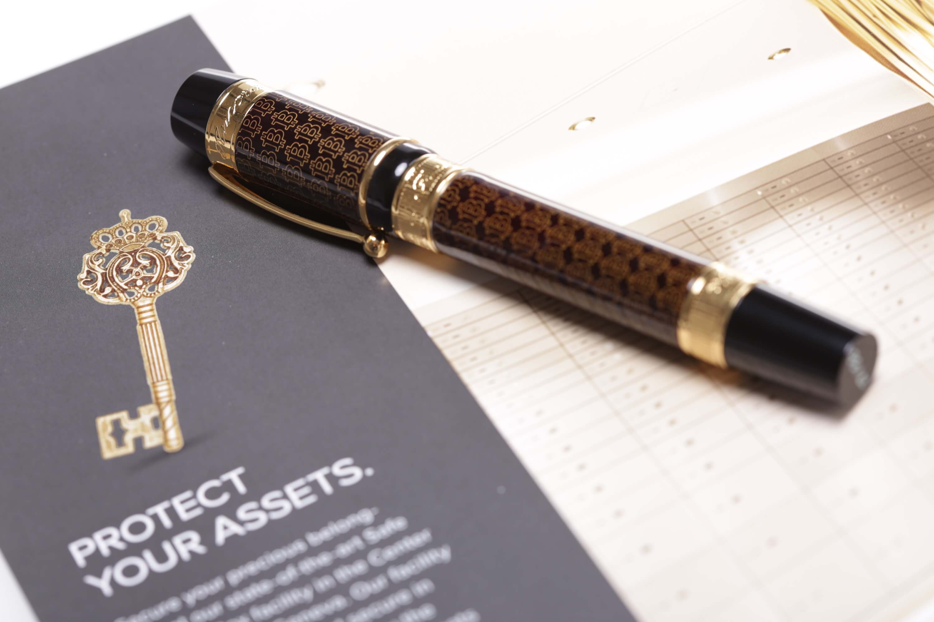 Ancora Bitcoin Rollerball Pen