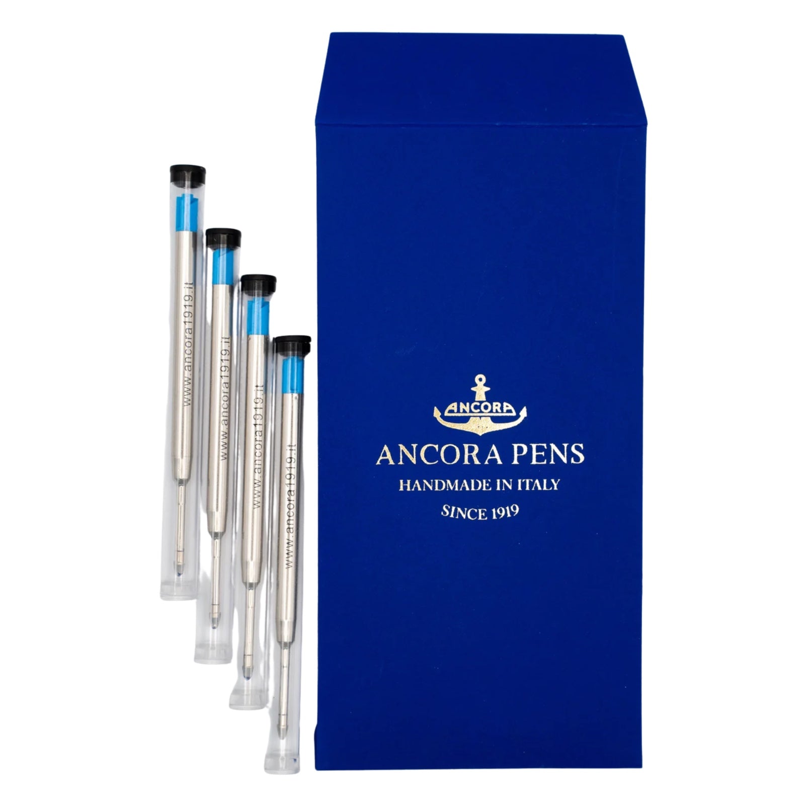 Set of 4 blue refills for Elegance series (Ball Point)