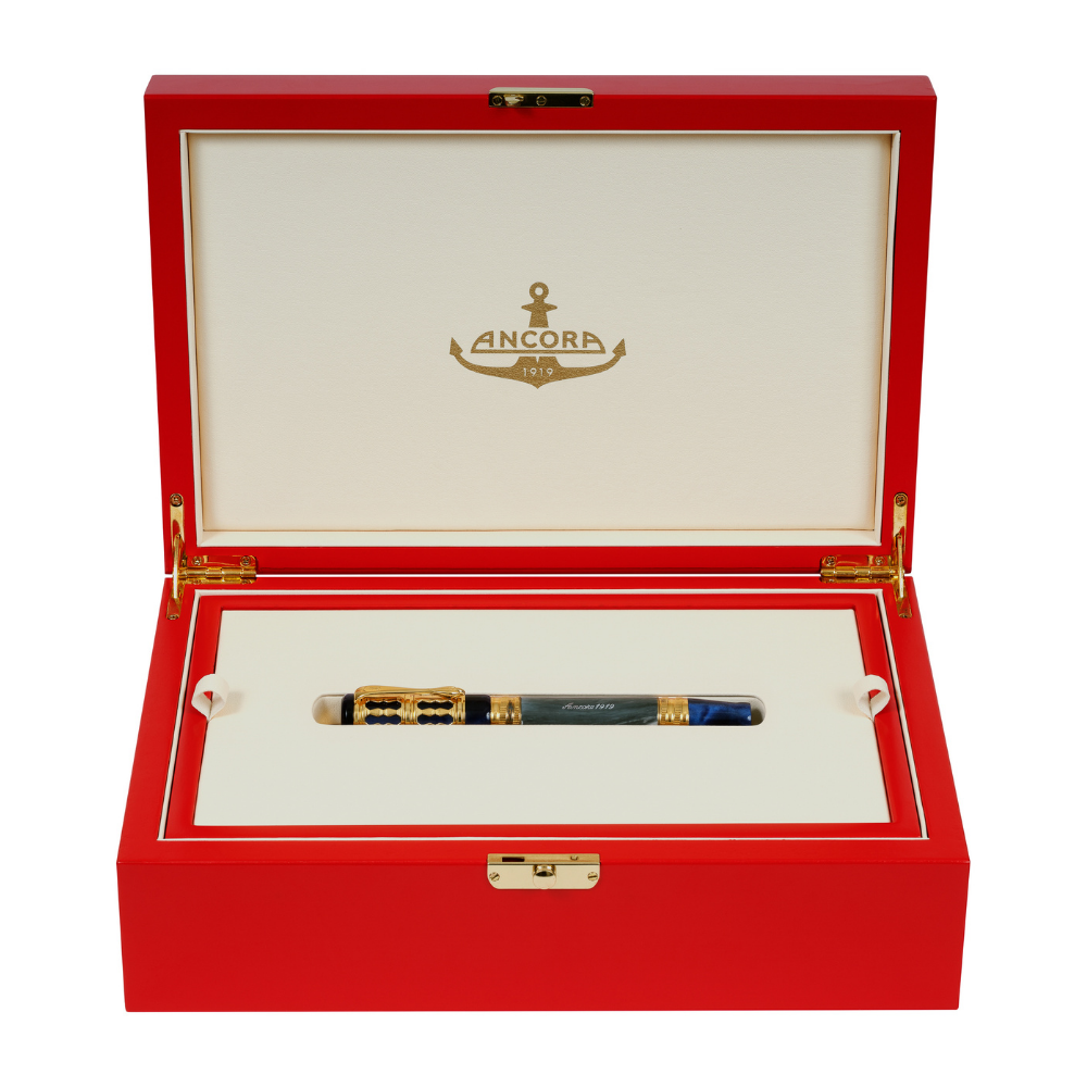 Torre Di Pisa Blue Rollerball Pen