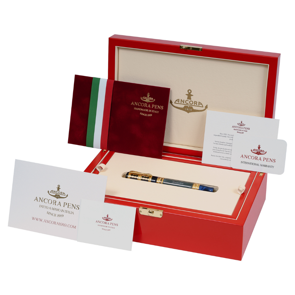 Torre Di Pisa Blue Rollerball Pen