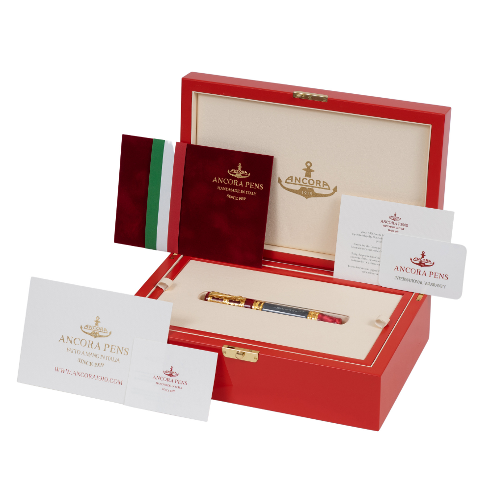 Torre Di Pisa Red Rollerball Pen