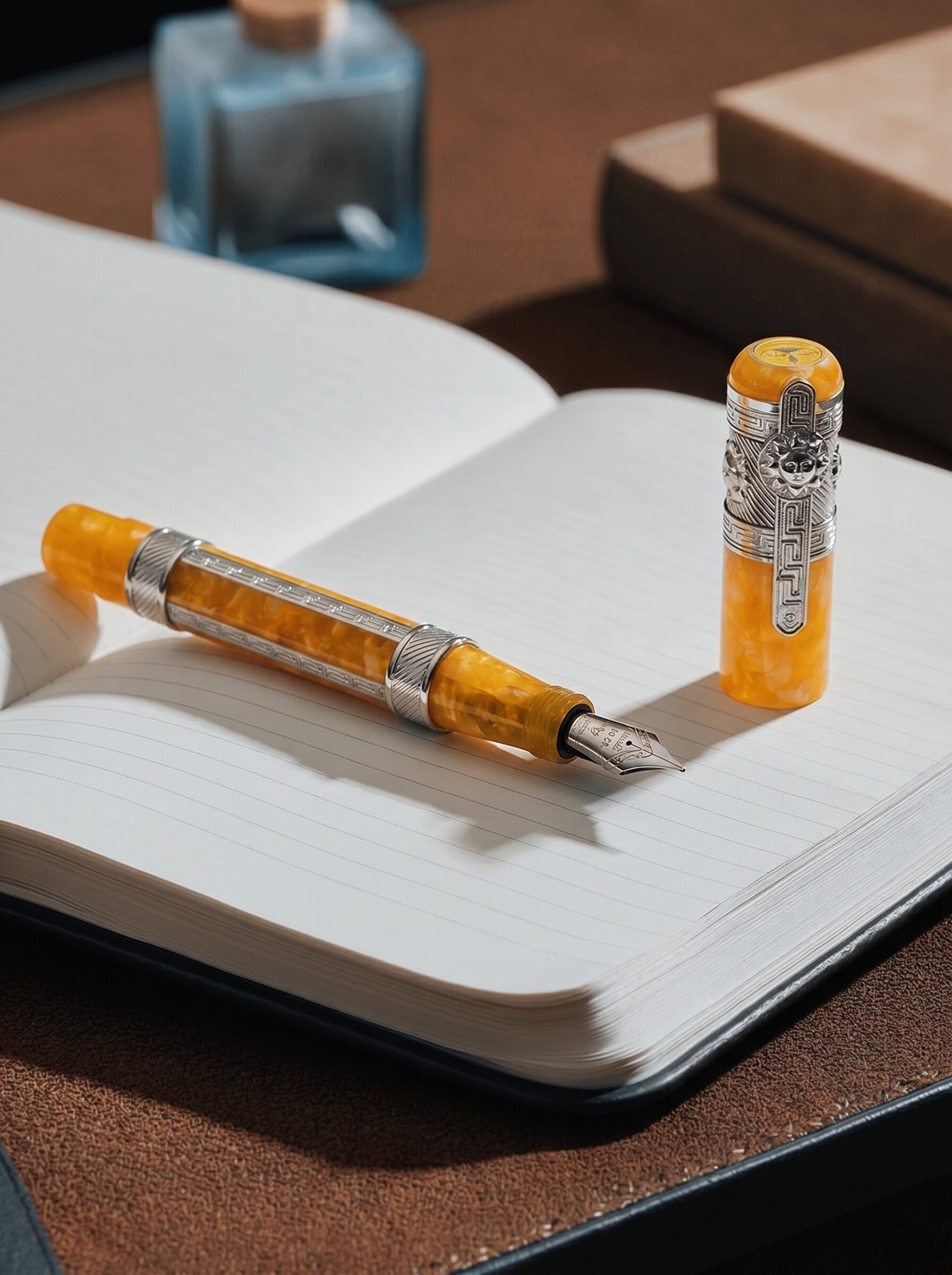 Mediterranean Sun Yellow Fountain Pen