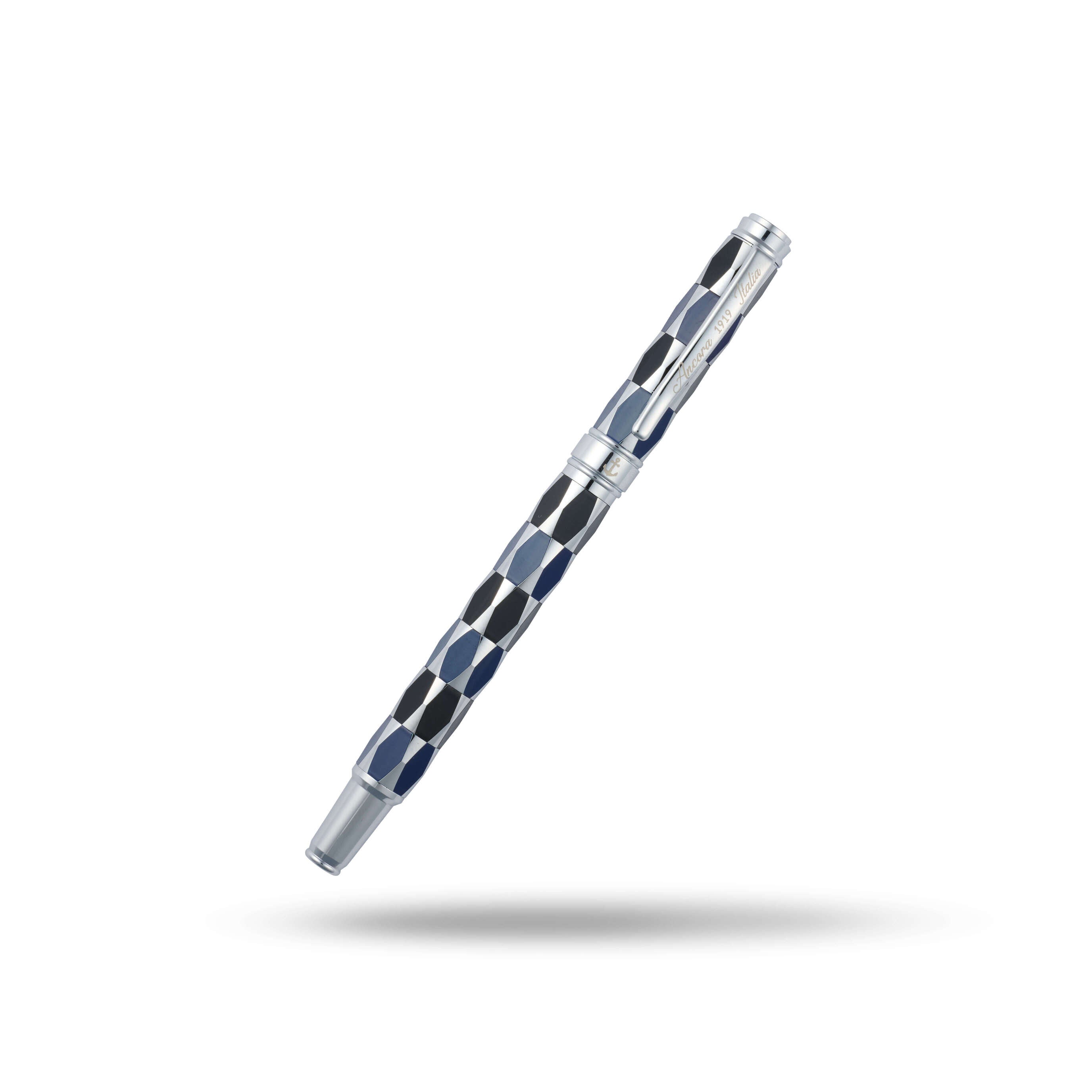 Ancora Masquerade Blue With Cap Limited Edition Pen of 88 Enamel Luxury Rollerball