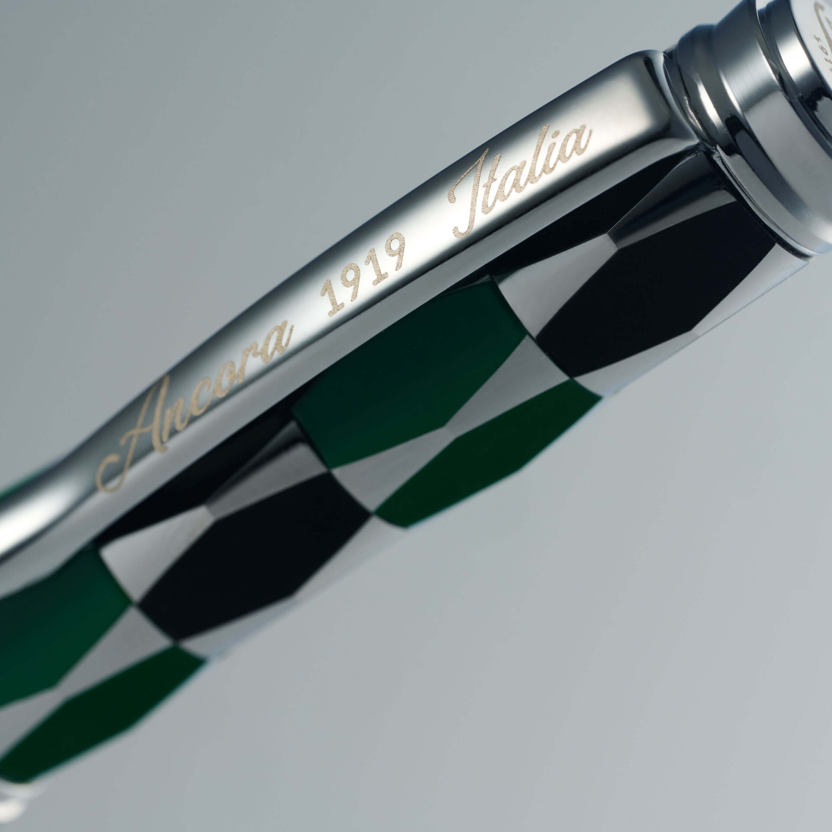 Ancora Masquerade Green With Cap Limited Edition Pen of 88 Enamel Luxury Rollerball