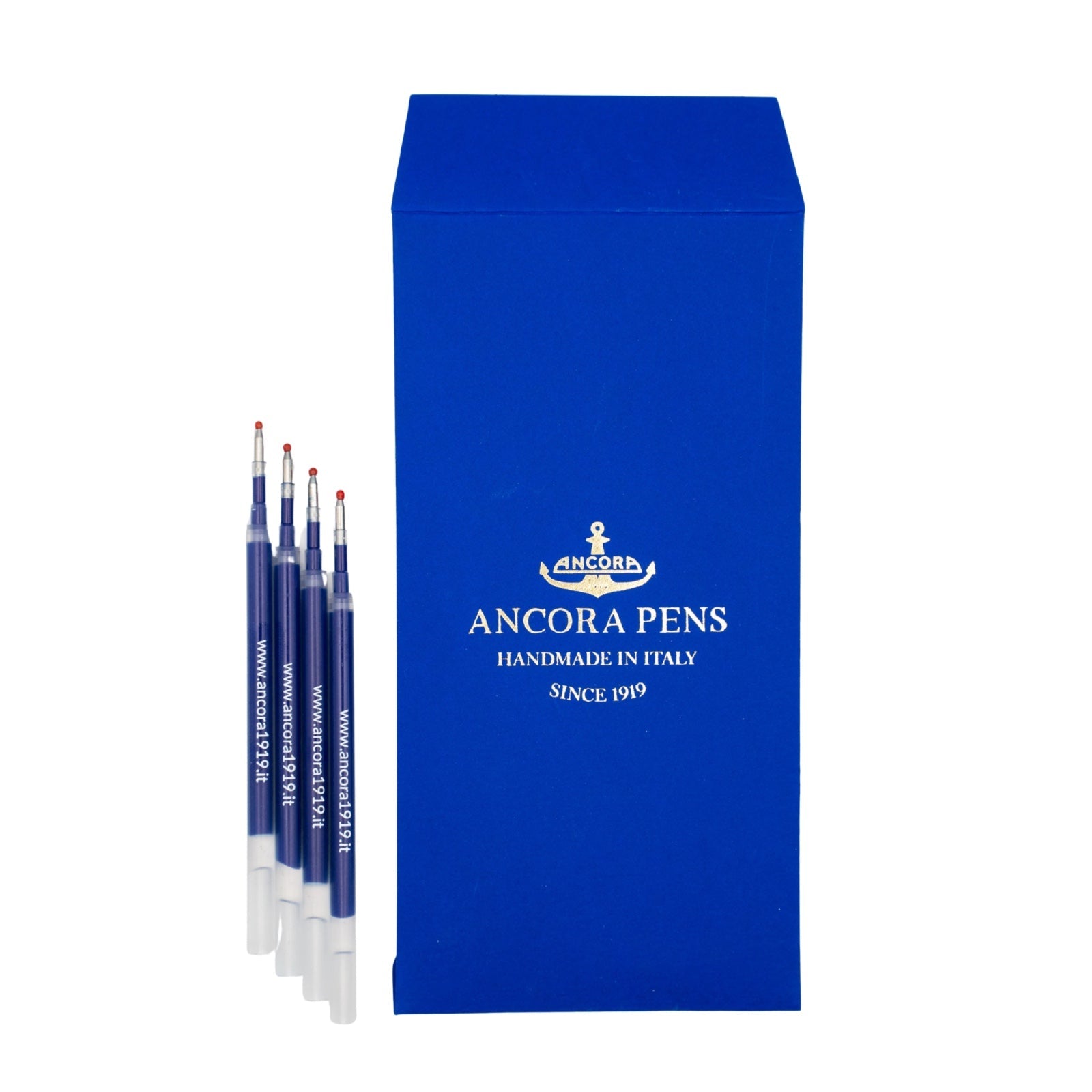 Set of 4 black refills for Rapide pens (Roller Ball)