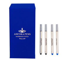 Set of 2 blue + 2 black refills for Limited Edition